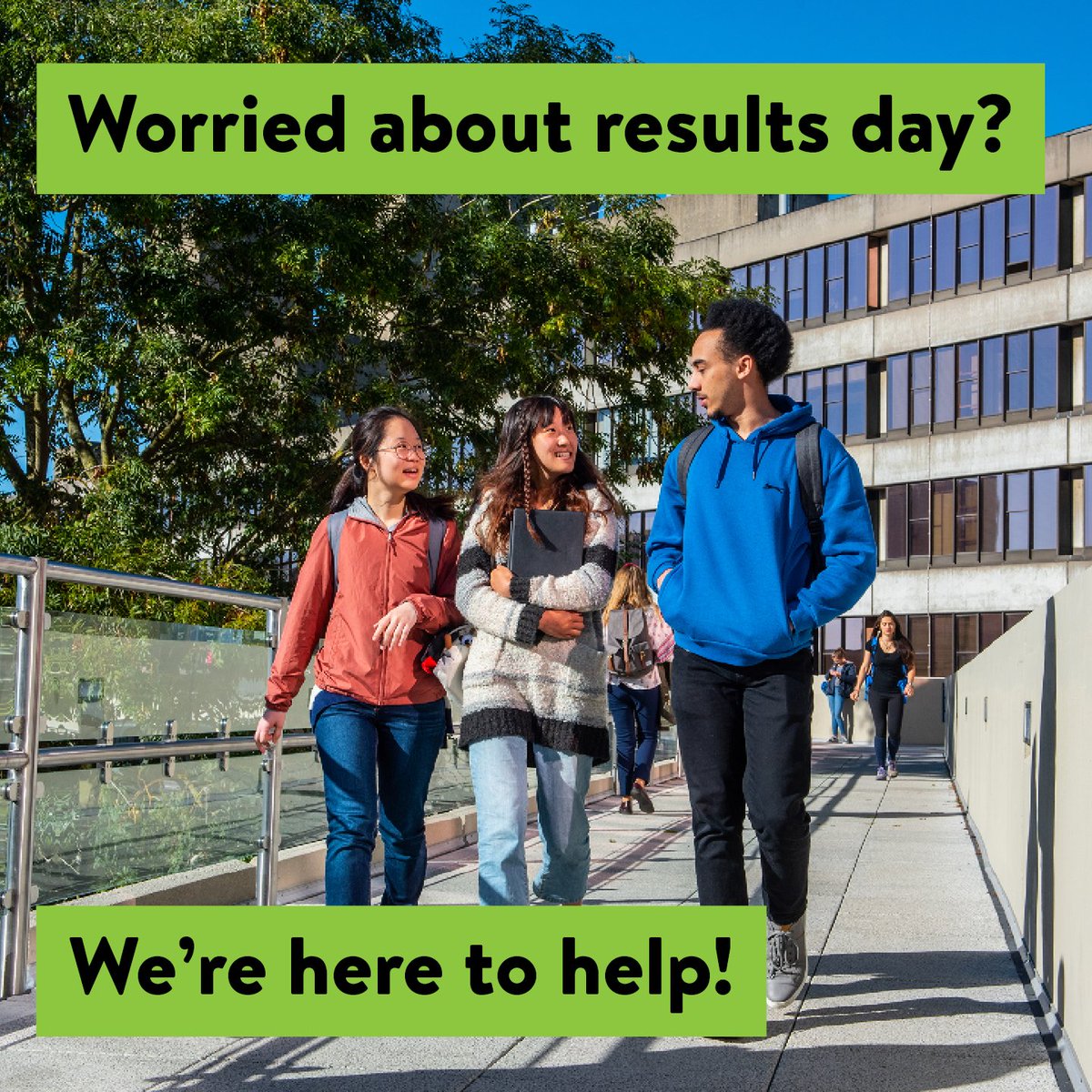 Worried about results day? We have courses in Computing Sciences in Clearing! 

Find out more at uea.ac.uk/study/clearing. Call us now on 01603 966108. Opening hours: 8:00am to 8:00pm.

#ThisIsUEA #Clearing2023 #UCAS #ResultsDay #ALevelResults #UEAComputing