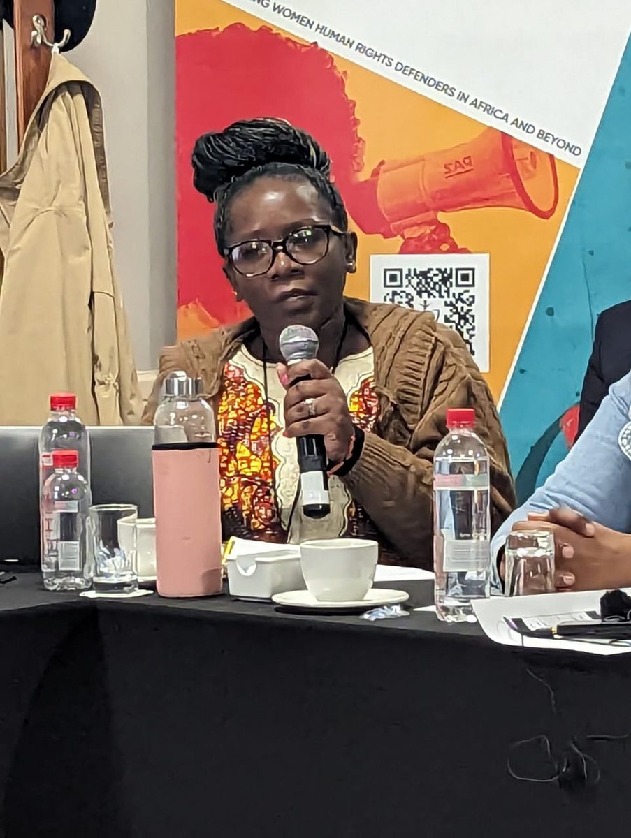 defenders_women's tweet photo. It has been learning to learn from others in the space of #humanrights as a #WHRD at the 4 days Consultation meeting and symposium @PUGResearch  as we learn about ways to #SafeguardWHRDs  #ActivismProtectionSymposium #USP2023 https://t.co/BLJolHIU43