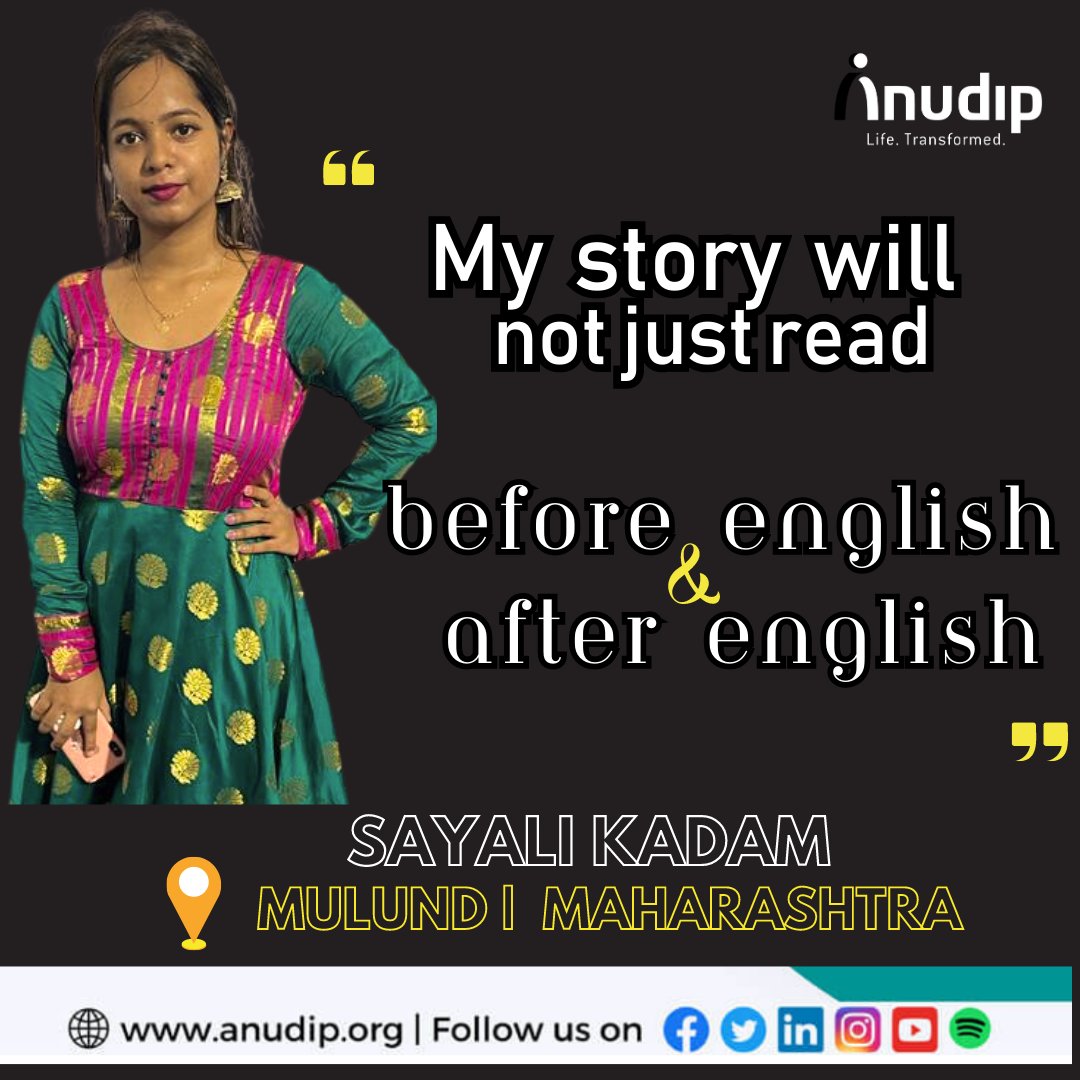 AnudipF's tweet photo. 𝐒𝐚𝐲𝐚𝐥𝐢'𝑠 𝒋𝒐𝒖𝒓𝒏𝒆𝒚 𝒘𝒊𝒍𝒍 𝒍𝒆𝒂𝒗𝒆 𝒚𝒐𝒖 𝒊𝒏 𝐂𝐨𝐦𝐩𝐥𝐞𝐭𝐞 𝐃𝐞𝐥𝐢𝐠𝐡𝐭 !
🔗 https://t.co/6GQSUstfXJ

#softskills #softskillstraining #employability #flyhigh  #sucess #careergrowth #SuccessStory #Accenture #AnudipFoundation #16YearsofAnudipAndCounting https://t.co/q1rBOamOvw