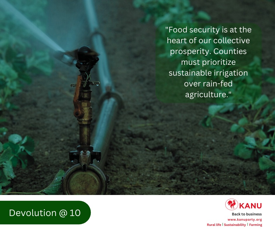 KANUParty_ke's tweet image. Did you know that agriculture is a function of Devolution? Counties must prioritize food security for the people. #DevolutionAt10 #DevolutionConference2023