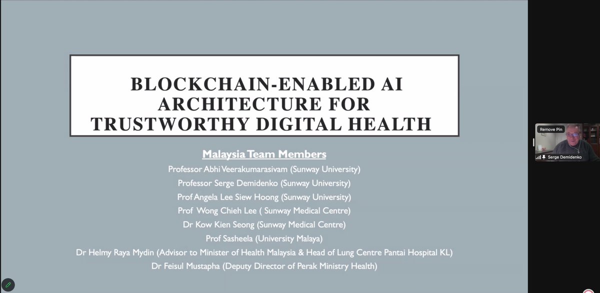 Ai4Pep's tweet photo. #TeamMalaysia is also leading the way in the use of #AIpoweredtech to strengthen #pandemic &amp; #epidemic preparedness.
The novelty of their initiative is in their unique architecture that fuses AI &amp; Blockchain, &amp; the predictive model of their architecture. @dzevela @IDRC_CRDI https://t.co/Wx6JWBxhgK