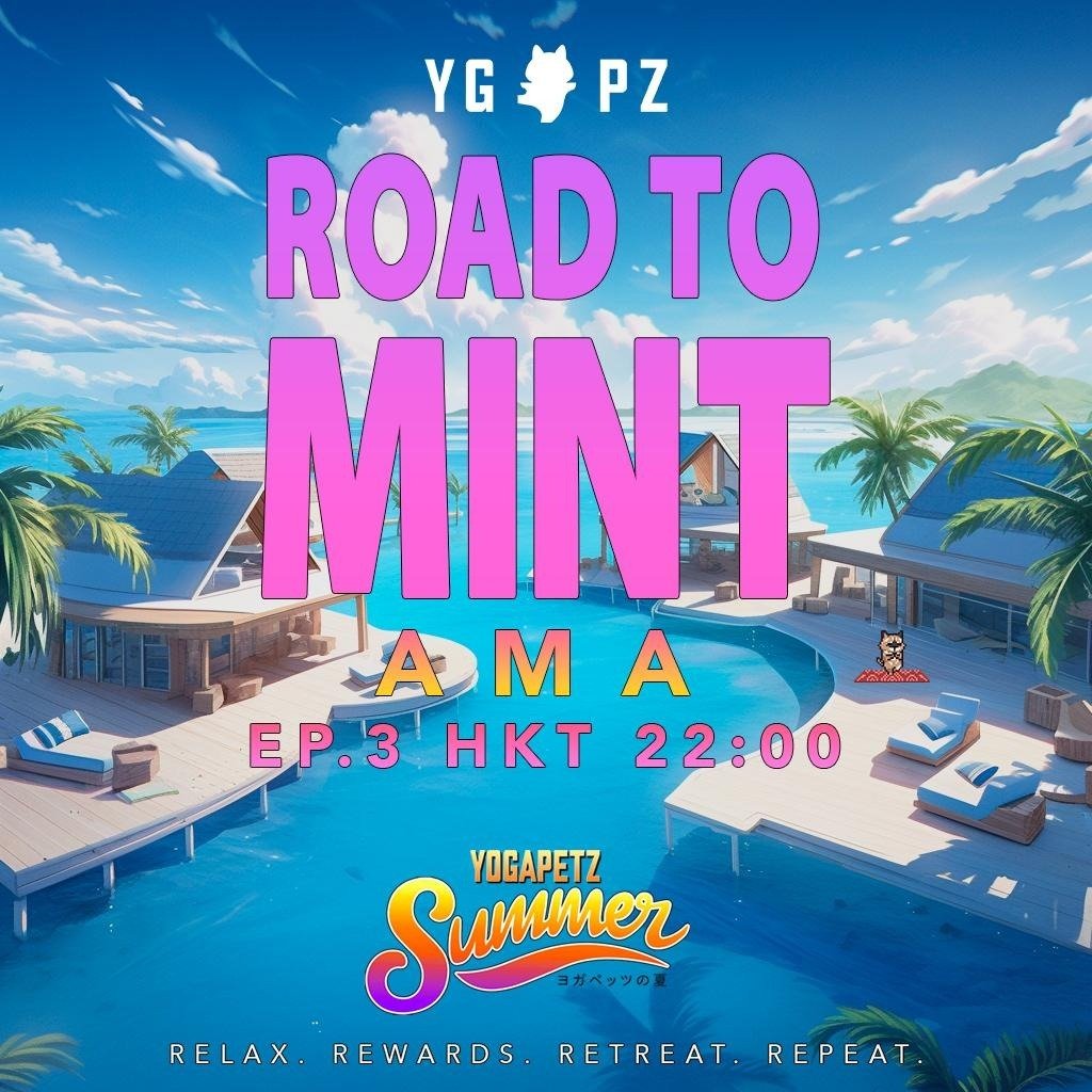 YogaPetz Road To MINT Townhall EP.3🧘🌈
- $PRANA 🪷
- Minting Full Structure 
- How #Kubz Free reserve work
Only in our Discord

3x Waitlist on this tweet 
Like❤️&amp; RT🔄 #YGPZSummer