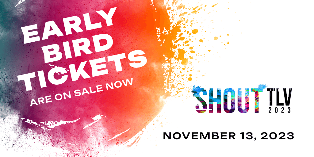 Shout your dreams. Shout your passions. #ShoutTLV!
G-CMO is super excited to invite you to our FIRST EVER international event for marketers taking place in Tel Aviv this November.
Learn more and get your early bird tickets:
hubs.li/Q01_hLwq0