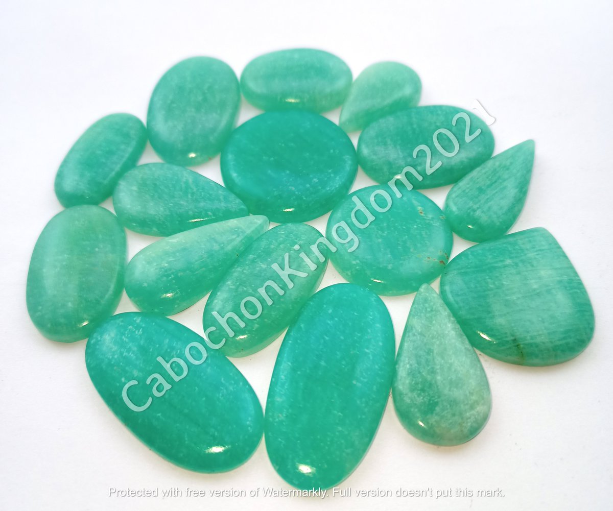 CabochonK's tweet image. Natural Amazonite Cabochon Gemstone 

$6 Each Random Pick
Size 25to40 mm Approx
Free Drilling Service Available On Request
Shipping$6 Combine Shipping Available

#amazonite #amazonitejewelry #amazonitestone #amazonitebracelet #amazonitenecklace #amazonitecrystal #amazonitering