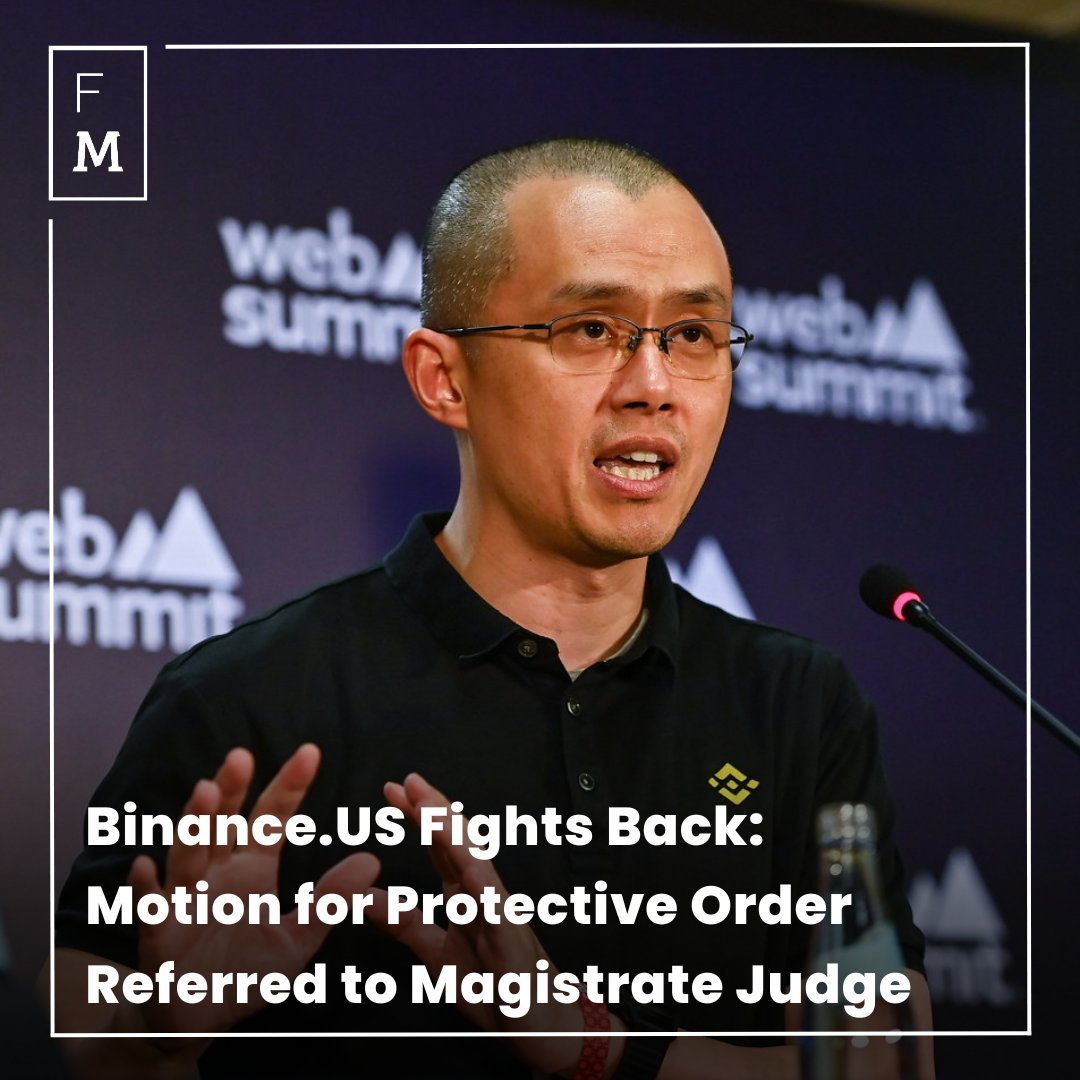 BinanceUS Fights SECgov's 'Fishing Expedition'! Federal judge refers the motion for a protective order against SEC's data demands to magistrate court.

🔗 bit.ly/3OZFe3j

#financemagnates #fmnews  #crypto #cryptonews #cryptocurrency #blockchain #cryptocurrencies #binance