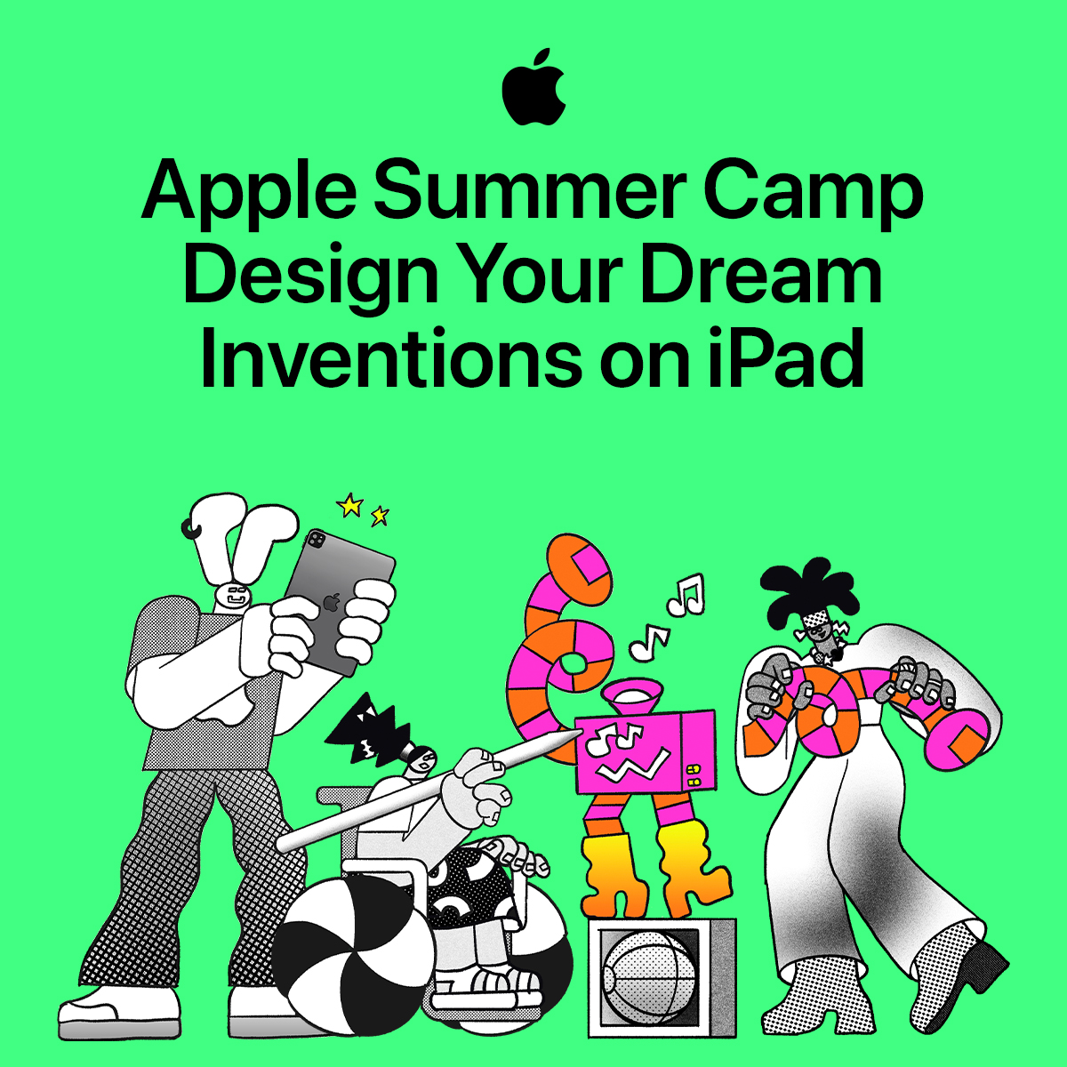 Visit Covent Garden's Apple store to take part in their Apple Summer Camp 'Design Your Dream Inventions on iPad'. Book your slot today👉 bit.ly/3shkxqN
 
⭐️ Tuesday 22nd August: 11:15am-12:45pm
⭐️ Friday 25th August: 3:15pm-4:45pm
⭐️ Saturday 26th August: 12:15pm-1:45pm