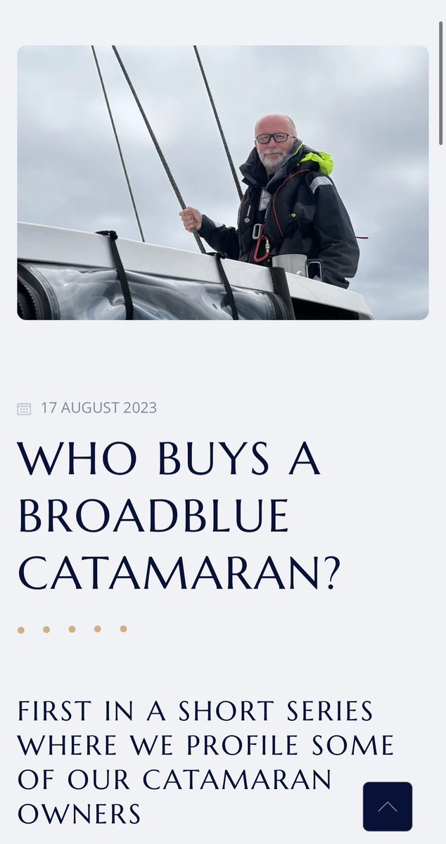 Broadblue's tweet photo. The first in our new Broadblue series; sharing Owner Catamaran Stories

https://t.co/jxRZZze115 https://t.co/BCUBA7E3L3