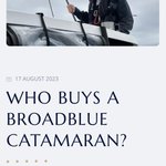 Photo by Broadblue Catamarans (@Broadblue)
