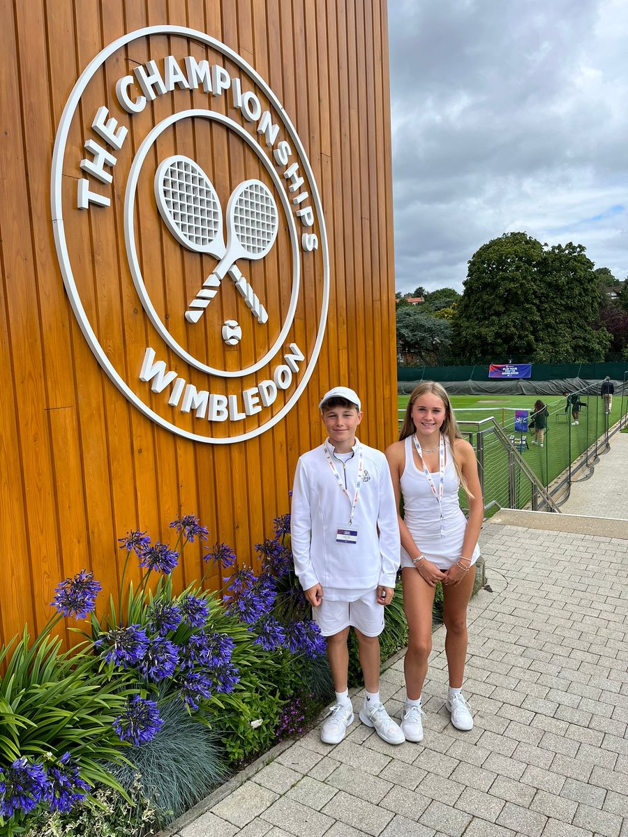 HSofG's tweet photo. 🎾 Congratulations to Luisa &amp; Lucas of 3rd Year who competed at @Wimbledon this summer as part of @the_LTA 'Play Your Way to Wimbledon' National Finals, having secured their spots by winning area finals. Both competed brilliantly, with Lucas making it all the way to the final! https://t.co/rbDnsIoTbX