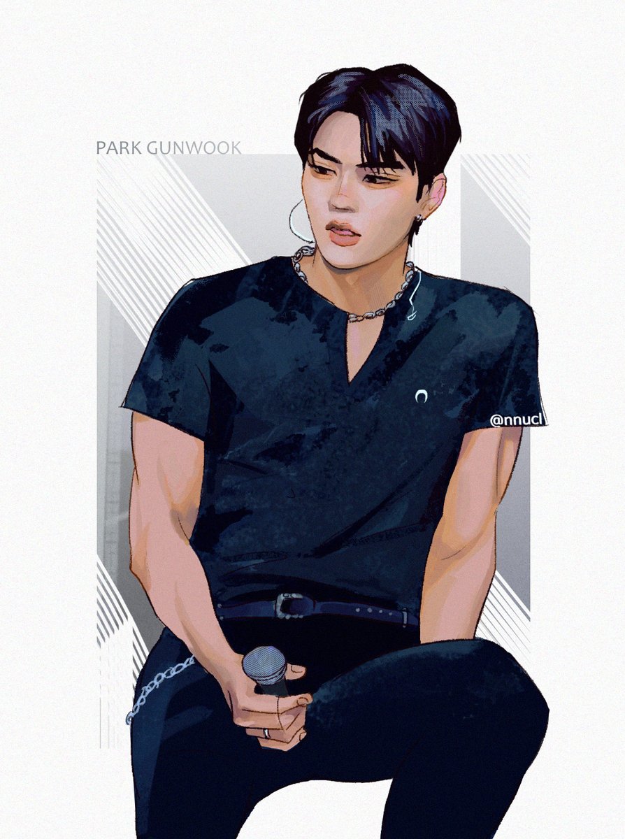 nnucl's tweet photo. 230815🖤❣️

#박건욱 #PARKGUNWOOK #パクゴヌク #ZB1fanart #ZB1 https://t.co/Yne0gw2ryl