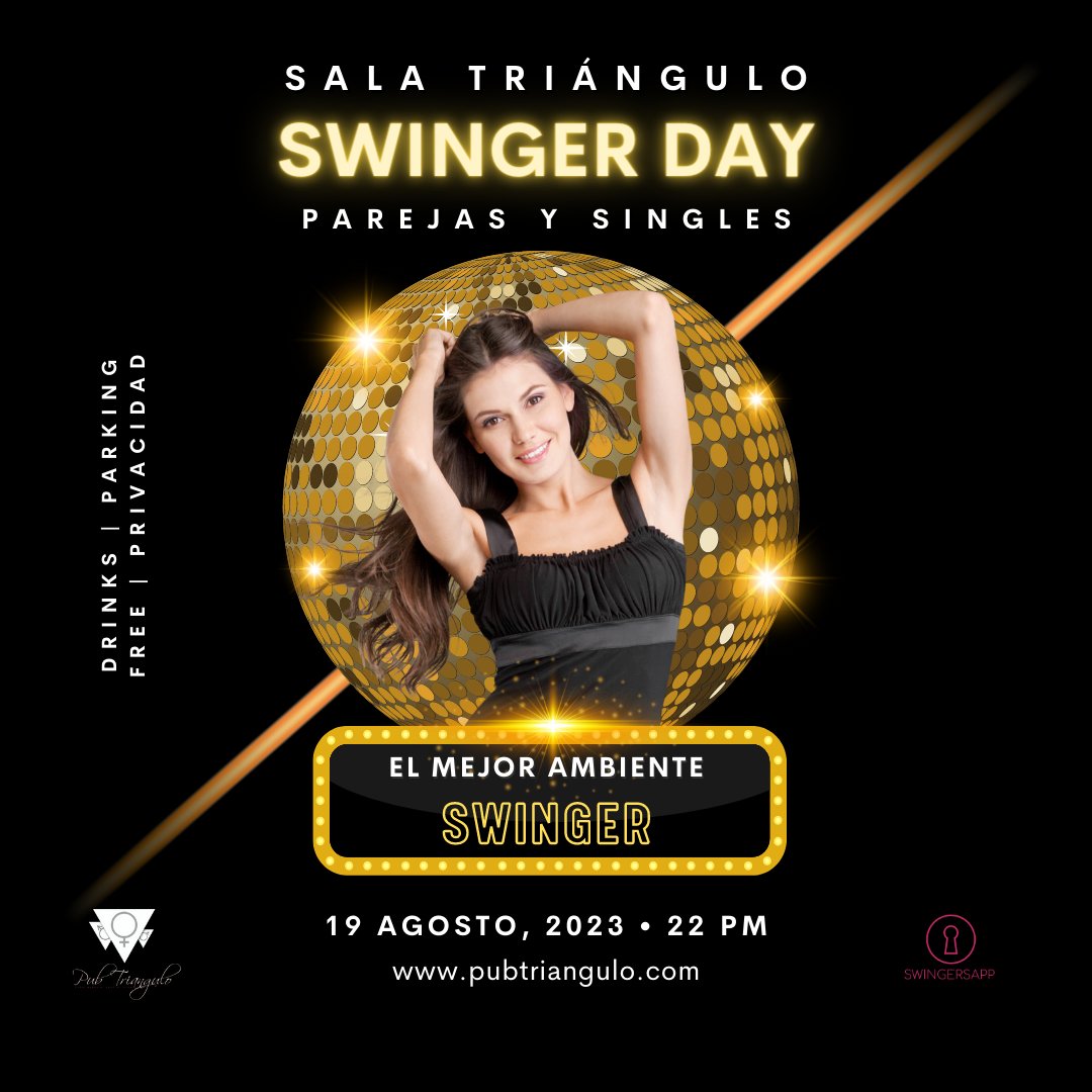 El mejor ambiente swinger de Madrid está en nuestra Sala Triángulo. 🔥 

¿Te atreves a probarla?