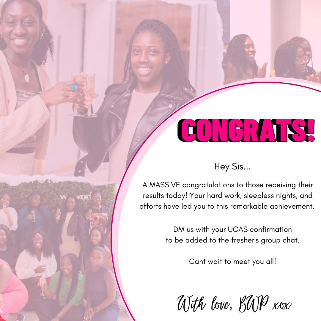 bwpwarwick's tweet image. CONGRATULATIONS SIS 🥹
We’re your campus sisterhood. We’ll be here to support you in your Warwick journey! Stay tuned for our welcome week events - we can’t wait to meet you 💖 also find us on IG, TikTok and LinkedIn!