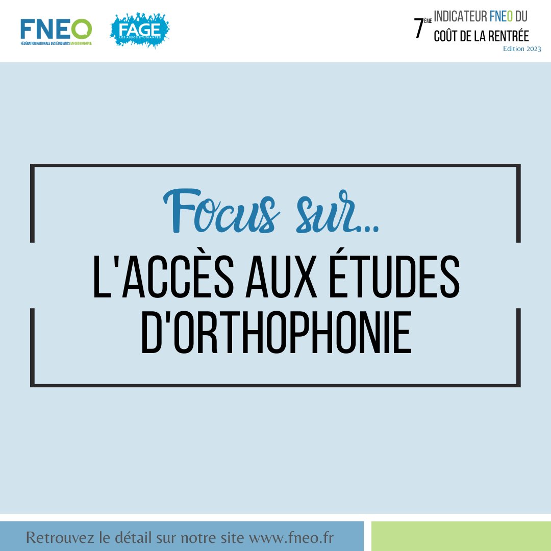 La_FNEO's tweet photo. #Rentrée2023 | Focus sur les coûts associés à l'accès aux études d'#orthophonie :

Pour formuler un vœu sur #Parcoursup, c'est 80€ à débourser par regroupement de centres de formation, dans la limite de 5 vœux ❌.

Et tout ça sans garantie d'intégrer la formation. https://t.co/5ANYFMFTtS