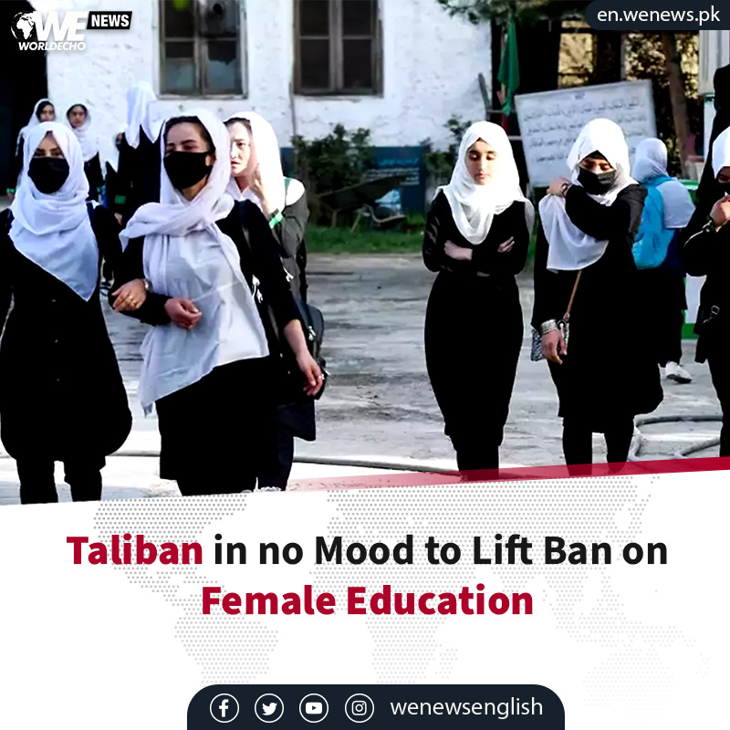 🇦🇫 Taliban in no Mood to Lift Ban on Female Education

👉 en.wenews.pk/taliban-in-no-…

#afghanwomensrights #WomenRights #AfghanWomen #Afghanistan #Taliban #EducationForAll