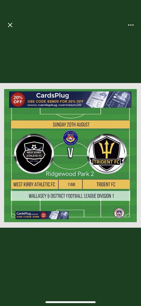 WKAthleticFC's tweet photo. Our first game at our new home pitch on Sunday against a good team!

Slightly depleted squad but hoping to get off and running for the season⚽️

#UTWKA https://t.co/dqvq9yitJ7