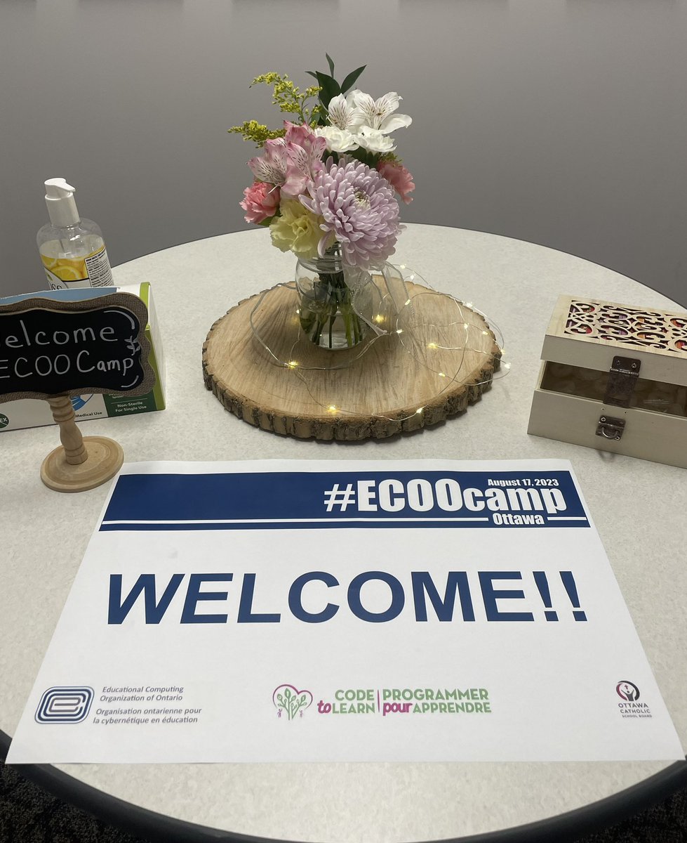 It’s going to be a good day today at #ECOOCamp Ottawa