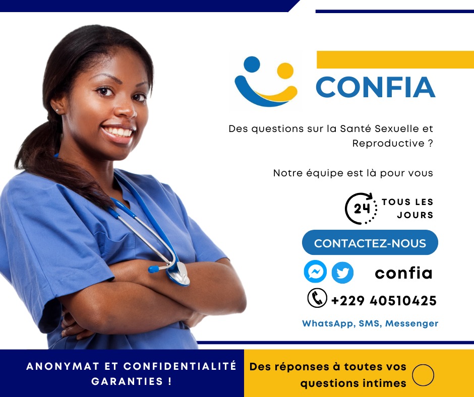 Confia229's tweet photo. Avoir une oreille qui t'écoute, te conseille et t'oriente sur tes questions de santé sexuelle est indispensable pour une bonne santé physique et mentale. 
Sans te juger et en toute confidentialité, #confia est ton confident.
#sexualhealth
#SSR https://t.co/XAxlhshoPD