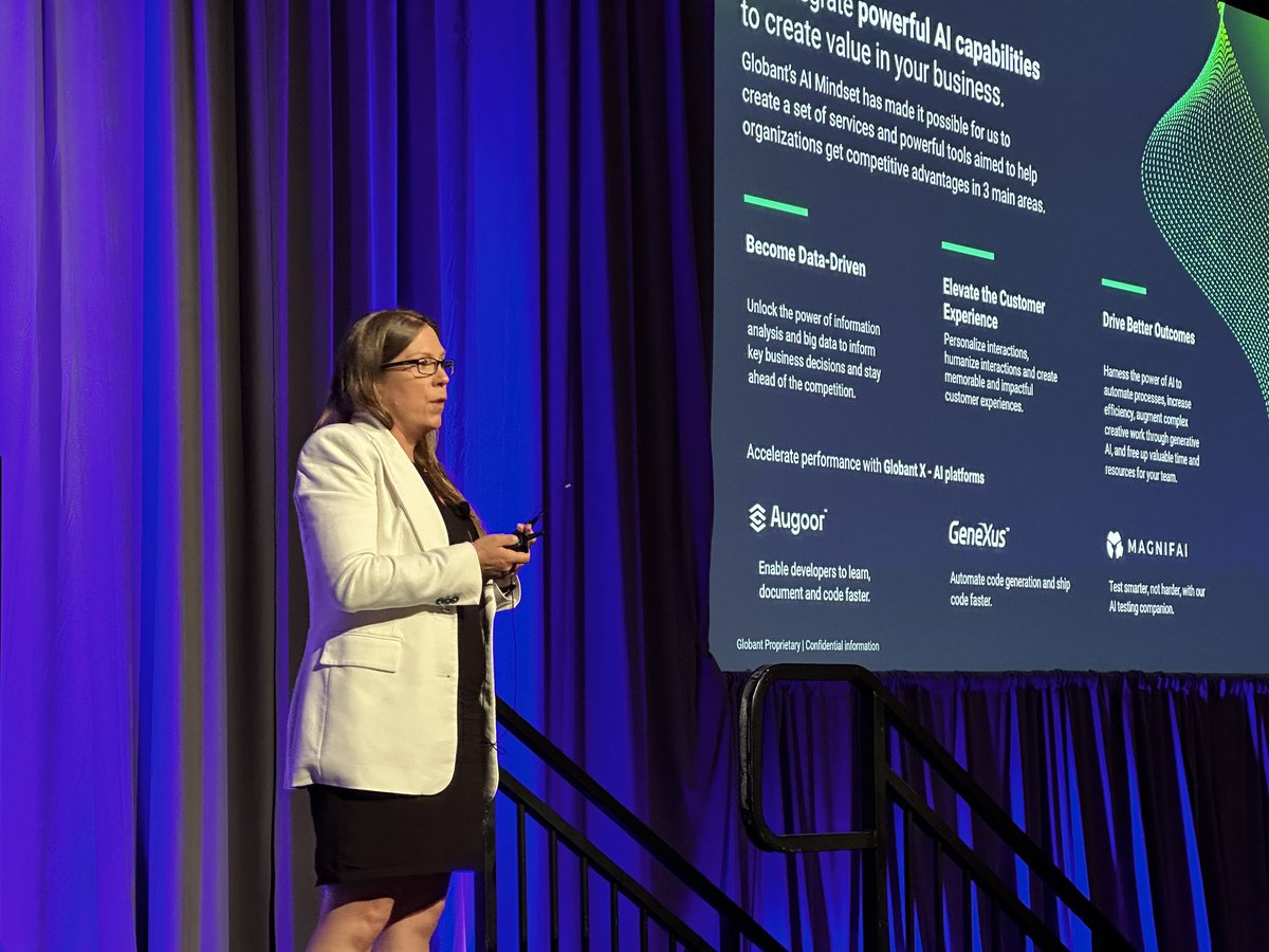 So proud of our team and our partnership with <a href="/Disney/">Disney</a> allowing us the chance to sponsor and present at <a href="/DDAConference/">Disney Data & Analytics</a> this year! #data #AI #analytics 

<a href="/Globant/">Globant</a>