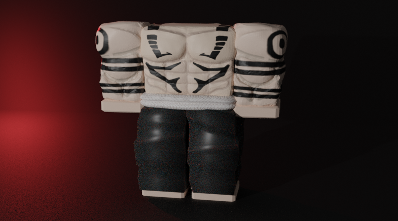 RMertayasa's tweet image. So I made Sukuna&apos;s vessel clothes for Roblox #ROBLOX  #RobloxDev #modeler #blender #robloxmodeler #mesh #JujutsuKaisen