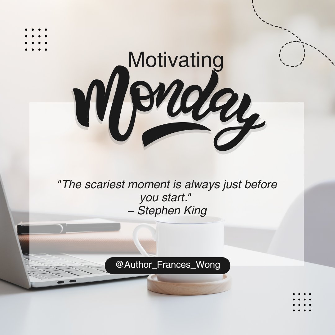 AuthorFranWong's tweet photo. 📚✨ Embrace #MotivatingMondays as we writers unite! 🤝 Let's uplift each other on this creative journey. Share your writing goals for the week and let's make it happen together! 💪🌟 #WritingCommunity #MondayMotivation #SupportingWriters #TogetherWeWrite https://t.co/ONrMMN1Sk6