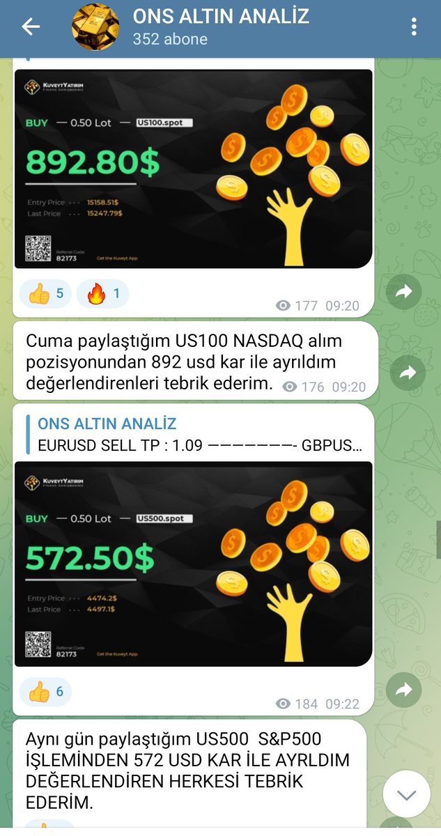 MuratBABADA2's tweet photo. İşlem grubumda 1 Ağustos'tan itibaren yaptığımız 30 al sat işleminden 9.650 USD - 260.550 TL kâr yazdık degerlendirenleri tebrik ediyorum.

Grubuma katılmak,  bilgi ve eğitim almak için aşağıdaki link üzerinden form doldurabilirsiniz. 
#XAUUSD #BTC #bist 

https://t.co/tDXyVPIbTA https://t.co/0b3g7VywS7
