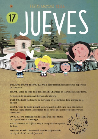 ¿Cómo van las Fiestas, Cellan@s y gente de bien? 
Esperamos que estés disfrutando y lo pasáseis genial en el día del Chupinazo. ¡A disfrutar del Jueves! 🥳