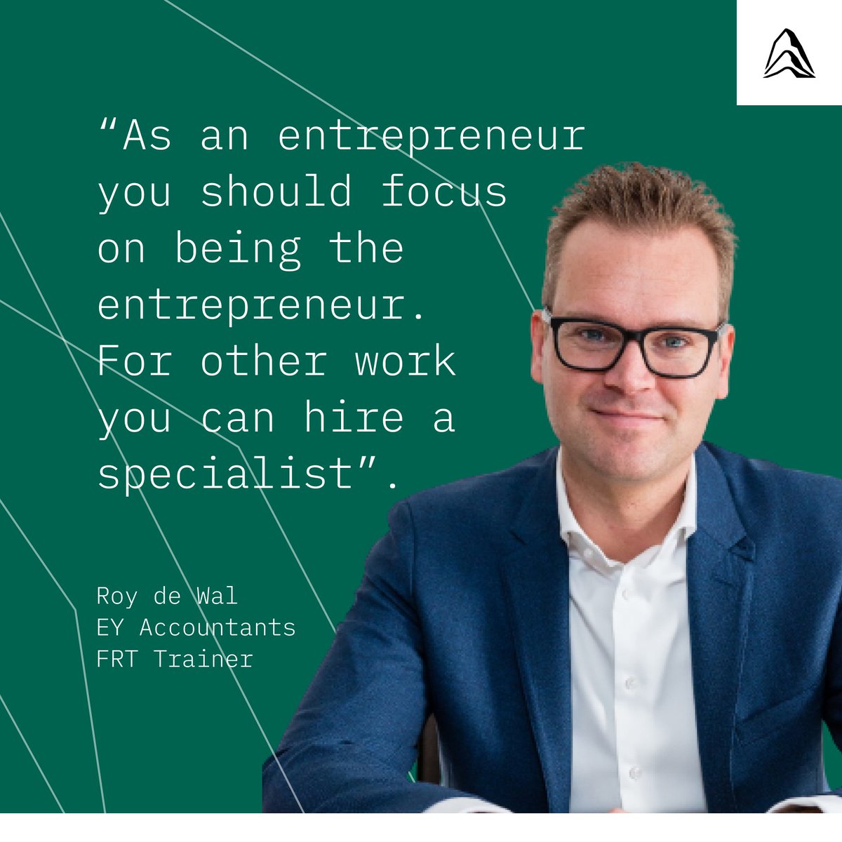 Meet Roy de Wal, a seasoned business advisor at @EY_Nederland with a dedication to helping you navigate #accounting, #tax, and #legal challenges at every stage of your #business growth during the Funding Readiness Training.

Enrol today 👉worldstartup.co/opportunities/…