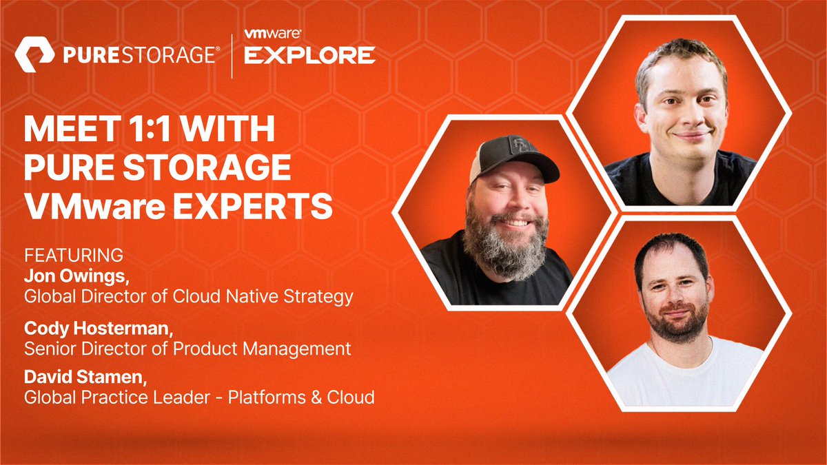 EverpureData's tweet photo. Drive your #applications forward with Pure's @VMware experts @codyhosterman, Jon Owings, and @davidstamen at #VMwareExplore. Get the most from your VMware workloads: #vSphere, #VMware #Cloud Foundation, #Tanzu, #vVols &amp; more. https://t.co/WfKiZlU2kS
@Jon_2v #VMwareExplore23 #data https://t.co/FzbJXWK4DW