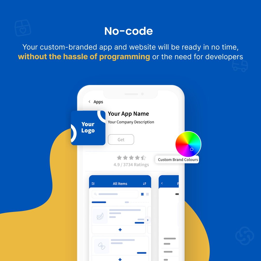 simplisalescom's tweet photo. #FavouriteFeature alert!
👋Say goodbye to the complexities of software programming and the need for software developers for your wholesale business.
✅With our no-code platform, your custom-branded Simplisales app &amp; website are just a few clicks away!
++ https://t.co/3Iuf8yU4Wp