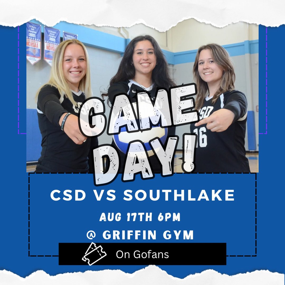 CSD_athletics's tweet photo. Two more of our Spartan Varsity teams kick off their season today! Come support 🎟️ https://t.co/SfVWr5yxTZ