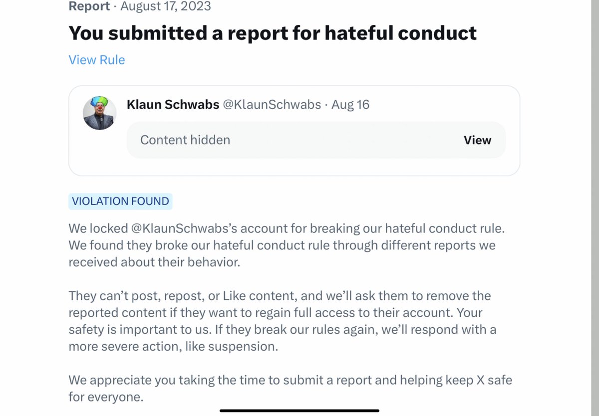 Report number 11 for this account….and they still won’t suspend them. 🤬🤬🤬