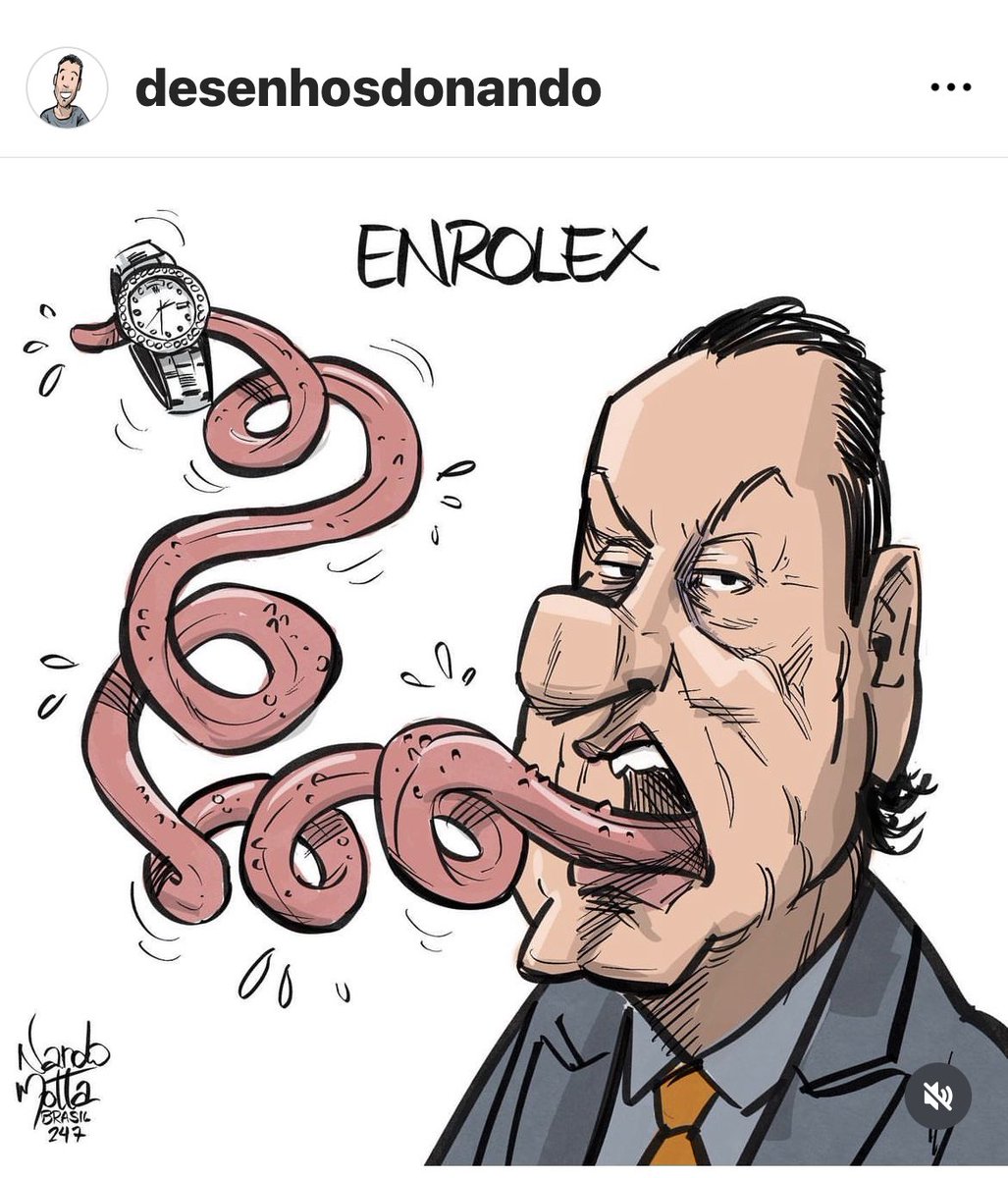 EdsonAoki's tweet photo. @barbaragancia O sujeito acorda em dia e pensa: nossa, venderam ilegalmente e sigilosamente um relógio; vou aos EEUU comprar de volta para agradar o cliente/amigo.
Se queria devolver ao Estado brasileiro, sabia quem era o dono.
#DesenhosDoNando
#NandoMotta
#enrolex https://t.co/jjWJYsgcP4