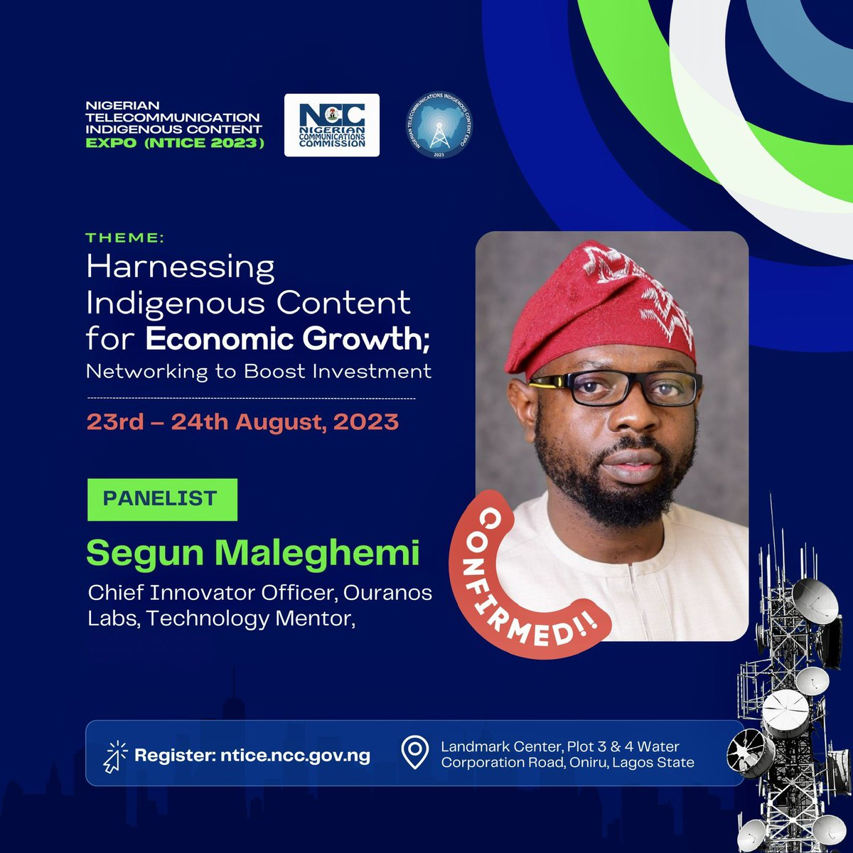 Exciting news! Our Chief Innovation Officer, Segun Maleghemi, joins the #NTICE2023 panel discussing "Indigenous Content for Economic Growth."

Join us in exploring the future of tech and economic development! #OuranosInnovates