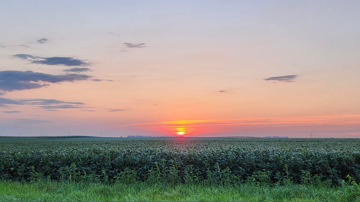 Sunrise at 6:08 a.m. 63⁰ and breezy. Looking forward...