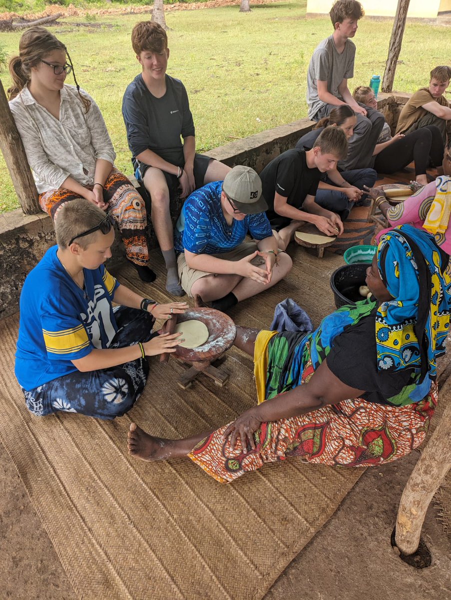 camptanzania's tweet photo. #teammbuni have had a great last day at camp. They really enjoyed learning how to make their favourite traditional foods. They are very sad to be rounding up their trip in Tanzania. Asante Sana #CampsEffect #DosomethingAmazing @campkenya @CampsInt https://t.co/oeY57LtcfB