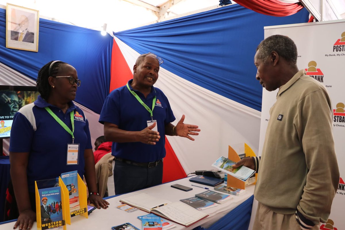 Postbank1's tweet image. Postbank is participating in the Devolution Conference in Eldoret. Visit our stand to know more  the available opportunities to enable you achieve your financial goals. #DevolutionConference2023 #DEVCON2023