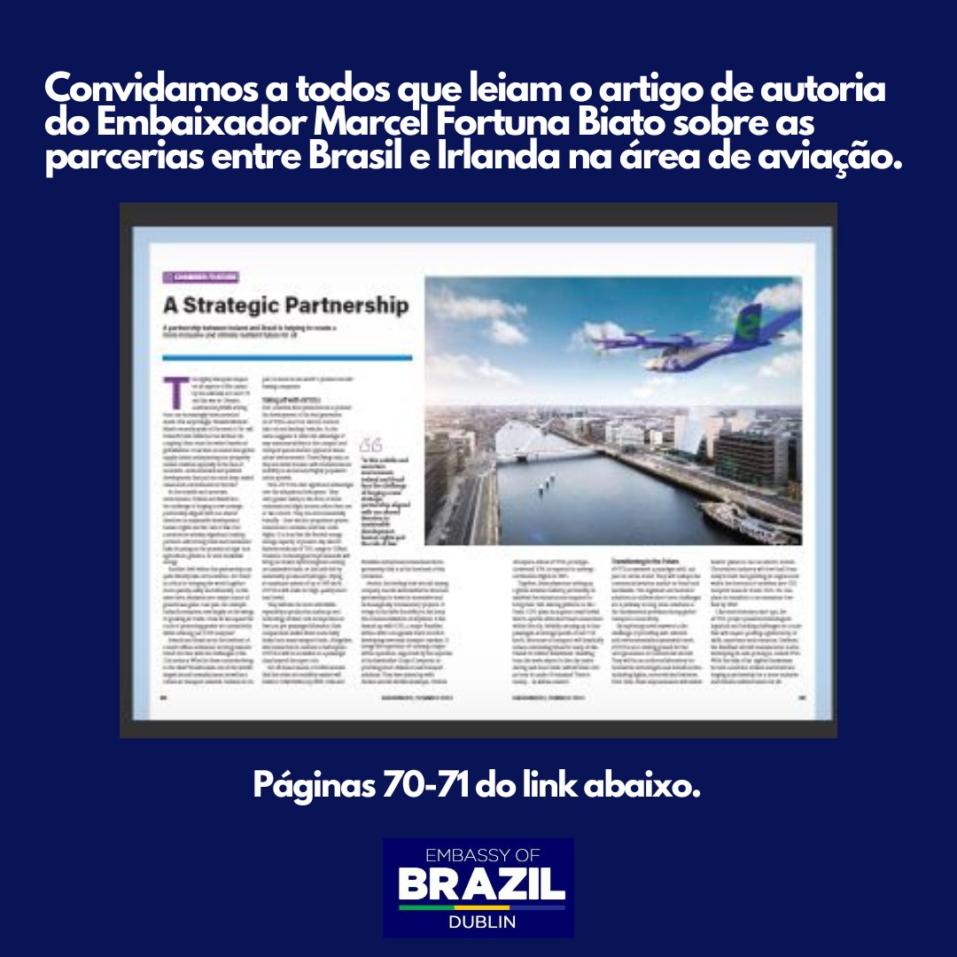 The Summer edition of @ChambersIreland 'InBusiness' magazine is out! It features the article 'A Strategic Partnership' on a project to develop eVTOLs (electric vertical take-off and landing vehicles)! The article is available on pages 70 - 71 at: ashville.com/portfolio-item…