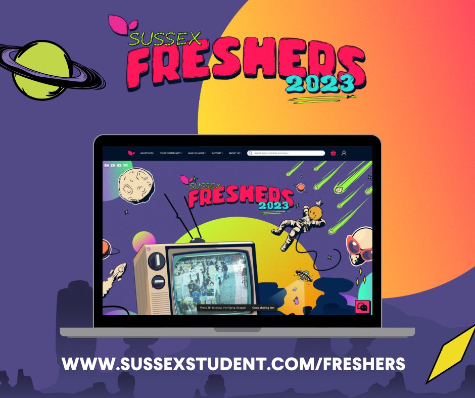 Our Freshers page is now live! This can be your go-to for anything Freshers! We are getting excited and can’t wait to meet you all in September! 💻: sussexstudent.com/freshers #sussexuni #freshers2023 #ALevelResultsDay