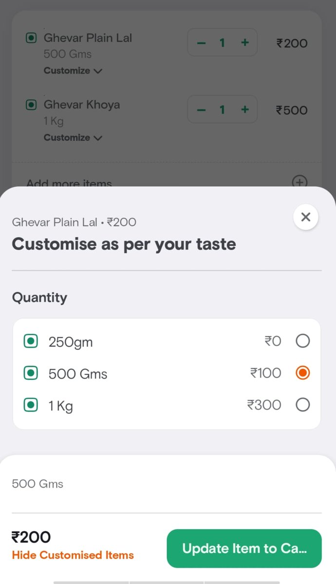 Ankur_Neelkanth's tweet image. 🚫 Disappointed with pricing glitch on @swiggy_in. Clicked one price, cart showed another. 😕 Sharing screenshot for clarity. #PricingIssue #TransparencyMatters

Let&apos;s fix this for better online shopping! 🛒👀 #CustomerExperience #Feedback @Swiggy @SwiggyCares @harshamjty