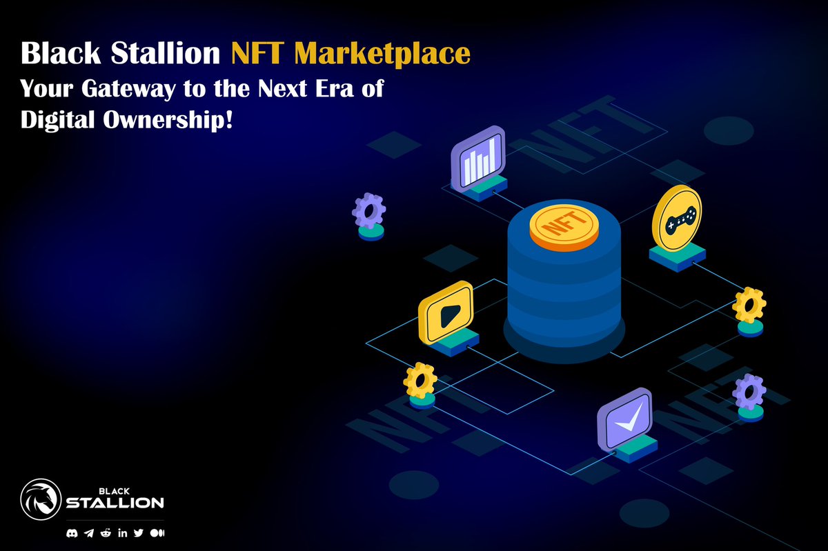 🎨 Every artist dreams of their creation being admired &amp; bought. 

Blackstallion NFT marketplace makes it a reality. Buy, sell, &amp; own NFTs. Create your collection &amp; share the magic. 

Join now for incredible art and collections! 🚀🖼️
$BS