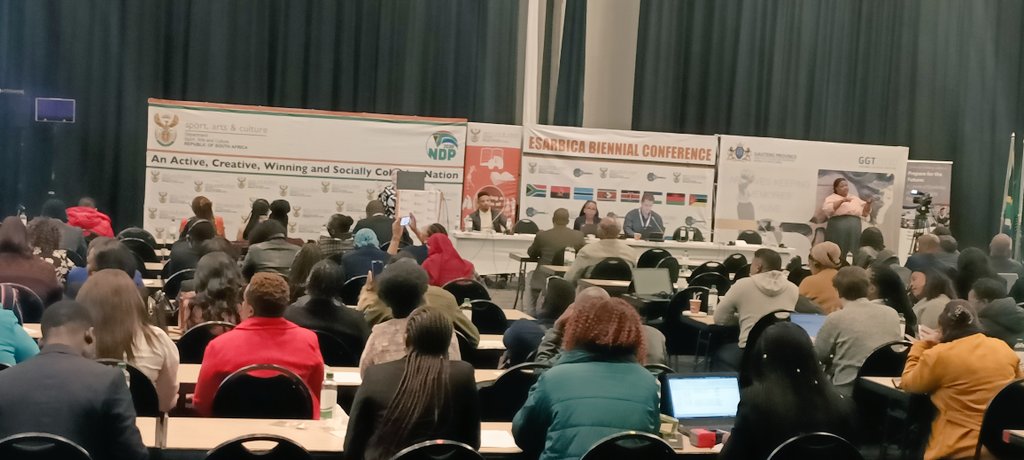 SportArtsCultur's tweet photo. Day 4 of the ESARBICA conference underway at the Birchwood hotel. where we gain knowledge on the importance of archiving and developing our archives digitally.
#ESARBICA https://t.co/3EqY8bXFdH