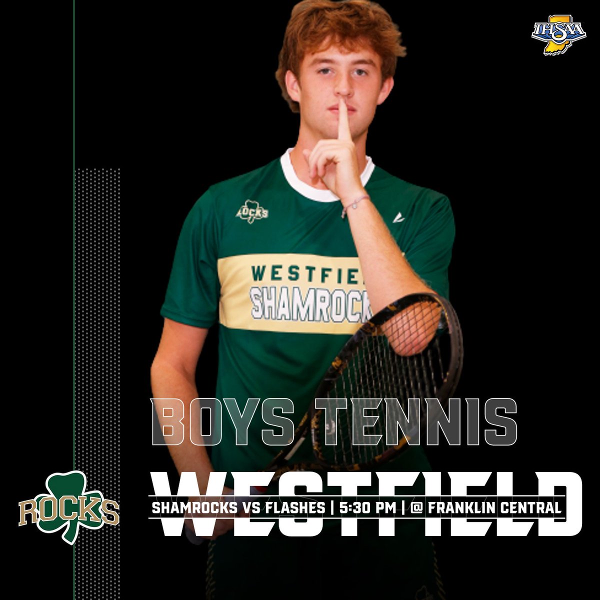 Westfield Rocks Athletics (@rocksathletics) on Twitter photo 🎾MATCH DAY🎾
<a href="/Shamrockstennis/">Westfield HS Boys Tennis</a>
🆚<a href="/FCFlashes/">Franklin Central Athletics</a>
📍Franklin Central High School
⏰5:30 PM 🎾MATCH DAY🎾
<a href="/Shamrockstennis/">Westfield HS Boys Tennis</a>
🆚<a href="/FCFlashes/">Franklin Central Athletics</a>
📍Franklin Central High School
⏰5:30 PM