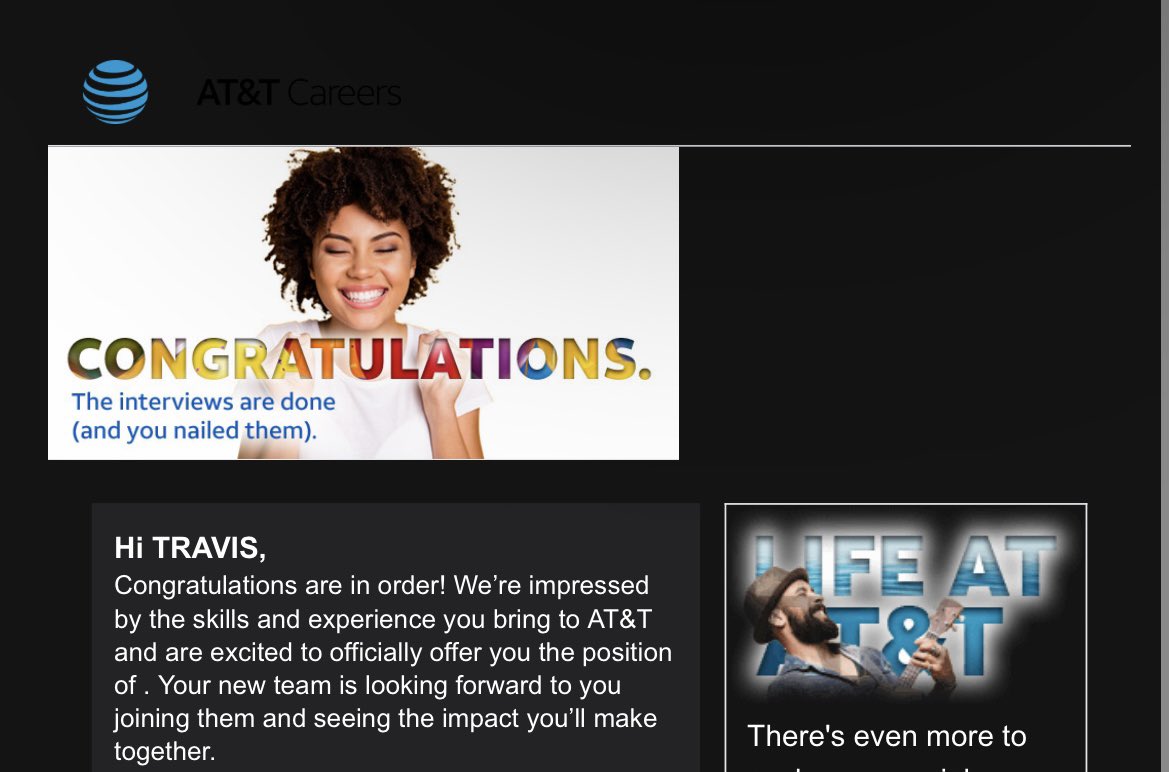 travis_pollet's tweet image. 2 years and 2 promotions down! I couldn’t be more excited to accept this opportunity to grow within the company. Extremely grateful to take on the RSM role in Houston, TX and lead a new team of bright individuals! #ATTLife #EAHOU 💎💎💎 @CanasofSTX 🙏 @Kateforrestatt 🙏