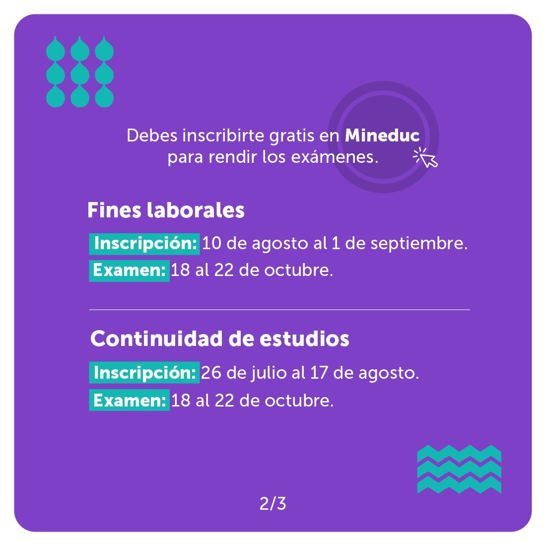 MintrabAysen's tweet photo. 🙋🏻‍♀️#HOY #HOY #HOY Cierran inscripciones para que finalices tu enseñanza media con modalidad “Continuidad de Estudios” 
con #Gradúate🎓 de @SenceChile @SenceAysen 🧑🏽‍💻

👩🏻‍💻Tenemos cupos ilimitados, para que estudies a tu ritmo y en línea!

😉Inicia ahora en https://t.co/H0xencuPxF 🤩 https://t.co/9f8VdkRk7t