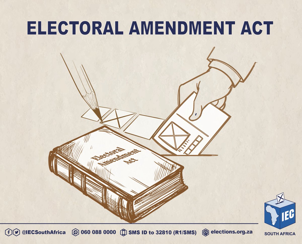 Did you know election laws have changed? Amended by a multi-party national parliament, they pass through a democratic process: National Parliament consults National Council of Provinces before implementation, engaging citizens. The electoral law's amendment followed this path.