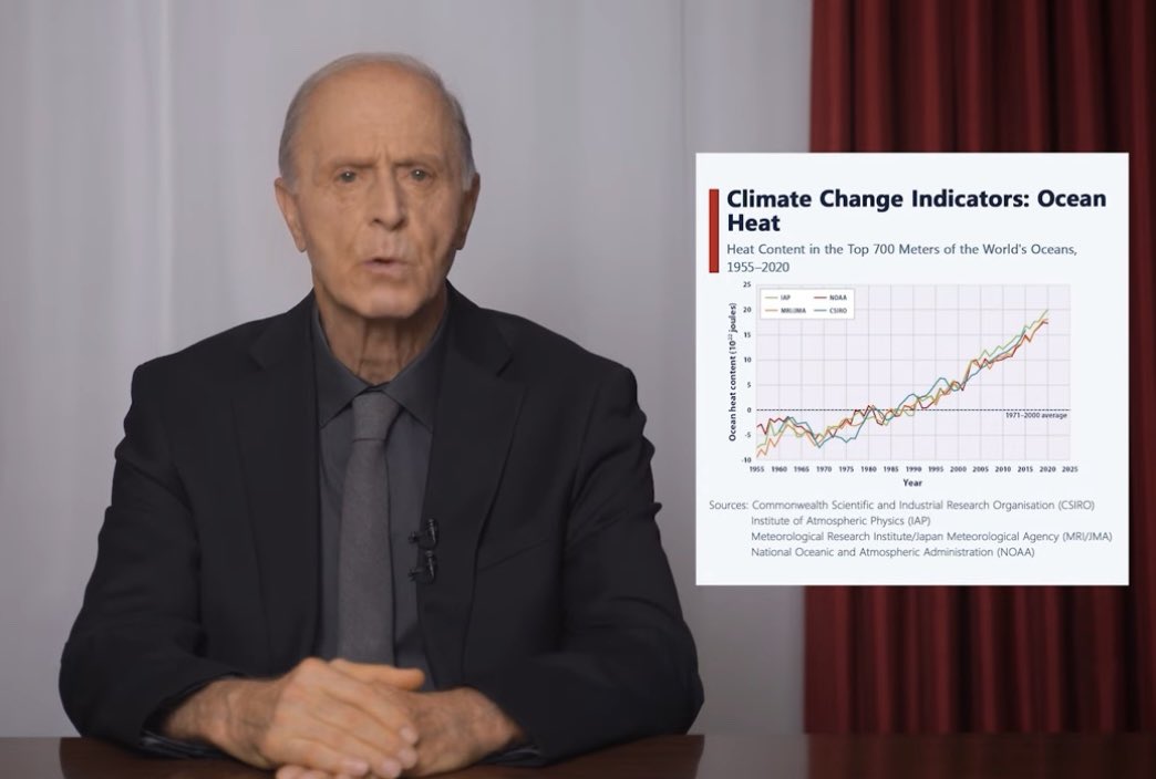 diar_esthetic's tweet photo. ‼️‼️‼️‼️‼️‼️

The first graph shows trends in the amount of heat accumulated in the world ocean. The second graph shows the annual difference in the surface temperature of the entire world ocean.

WATCH NOW‼️‼️‼️
🔻🔻🔻

https://t.co/LBfq02oZp6 https://t.co/U1Fo9gvd0k