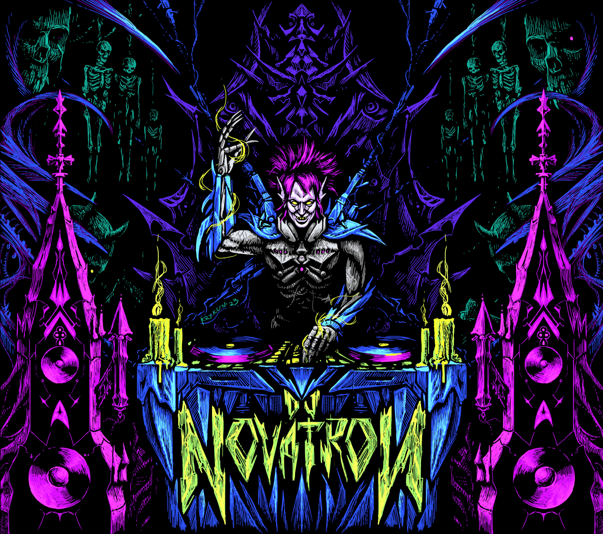 SerhiyKrykun's tweet image. Meet Viktor Nova  aka DJ Novatron!
If you're into darkwave, EBM/aggrotech, futurepop and darksynth, do check out his live streams at twitch.tv/viktornovatron
#EBM #aggrotech #futurepop #darksynth #viktornova #novatron #djnovatron #cyperpunk #gothic #industrial #synthwave #neon