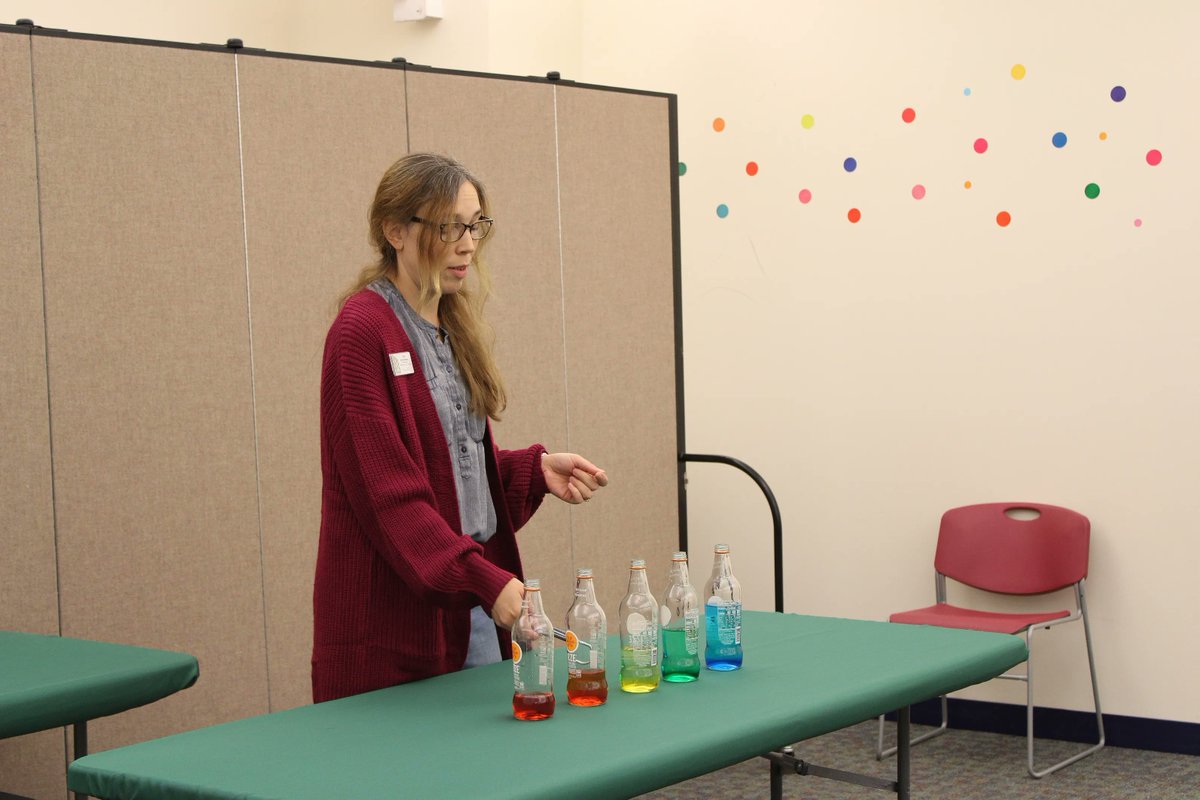 WheatonPL's tweet photo. We made telephones while learning about sound and how it travels during Tuesday’s Science Speaks program. Science rules! ⚛️🧪

It’s never too early to start planning for fall! View our calendar to see our upcoming youth programs: https://t.co/jxWa07aHJY https://t.co/cWTZrVK0Sr