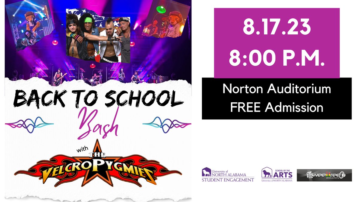 TONIGHT! 
Student Ticket RSVP: tinyrul.com/UNACampusGroup…
General Admission Ticket RSVP: tinyurl.com/PygmiesatNorton