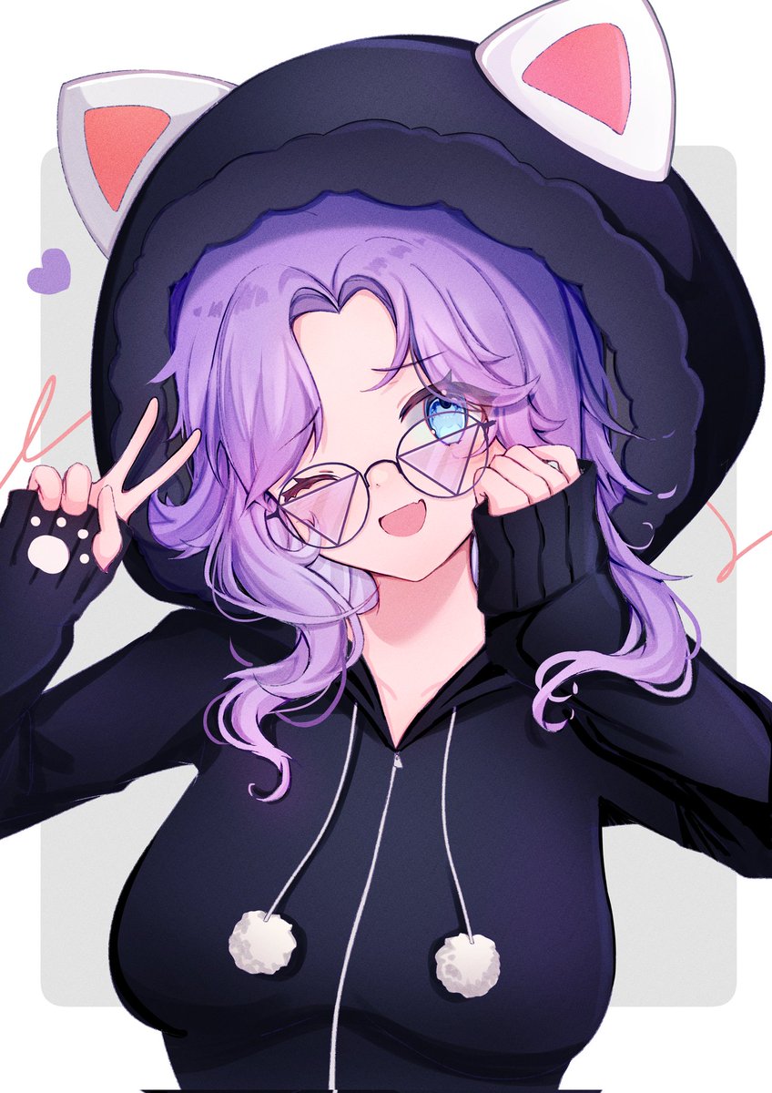 _mamavale's tweet image. I maaaaay have "borrowed" this hoodie from someone while she was sleeping... 24 hour streams are rough!  Can you guess who 🌸👀???  #mamart #exacthoodieofhers 
🎨 @noromin__